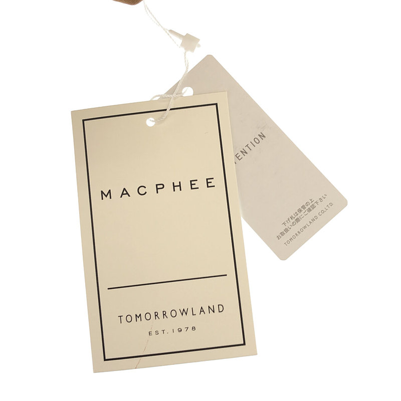 Tomorrowland MACPHEE / トゥモローランドマカフィー コットンカラーワイドパンツ