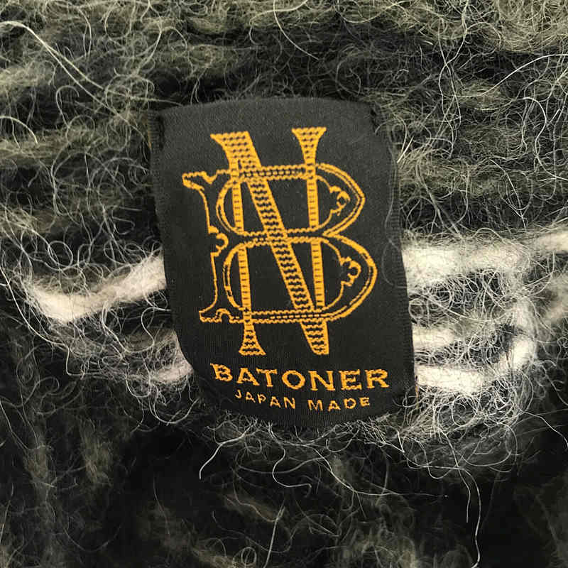 BATONER / バトナ― MOHAIR NORDIC TURTLE NECK TUNIC / モヘア ノルディック タートルネック ニット