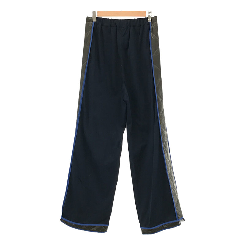 Harikae / ハリカエ キルティング切替 ワイドイージーパンツ