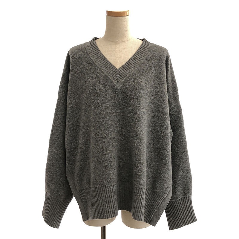 ELE STOLYOF Wool pile Reversible Knit Pullover ニット