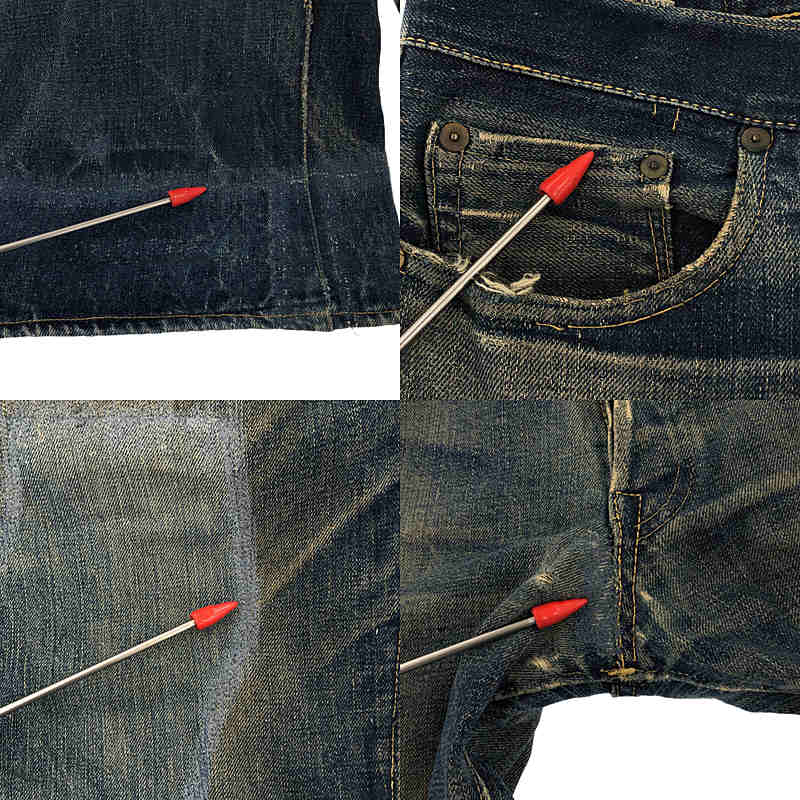 Levi's / リーバイス 40s ヴィンテージ 501XX 46モデル 革パッチ 隠しリベット セルビッチ デニムパンツ