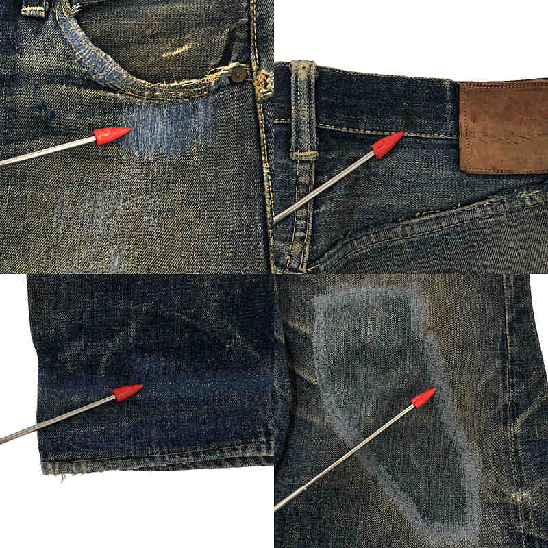 Levi's / リーバイス 40s ヴィンテージ 501XX 46モデル 革パッチ 隠しリベット セルビッチ デニムパンツ
