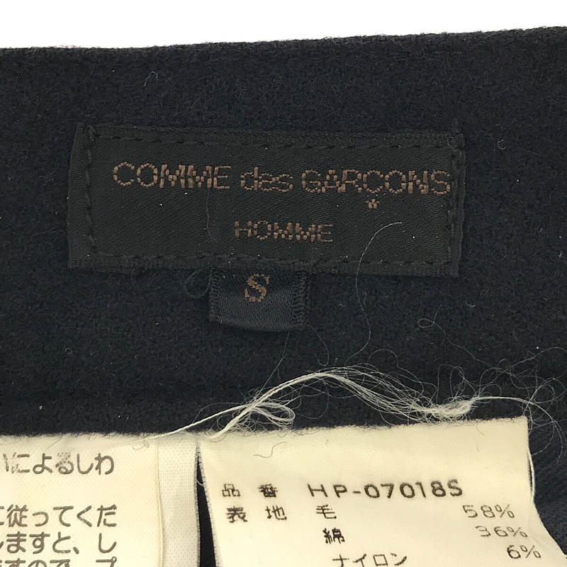 COMME des GARCONS HOMME / コムデギャルソンオム 90s ヴィンテージ 製品洗い ウール コットン ナイロン ストレート スラックス