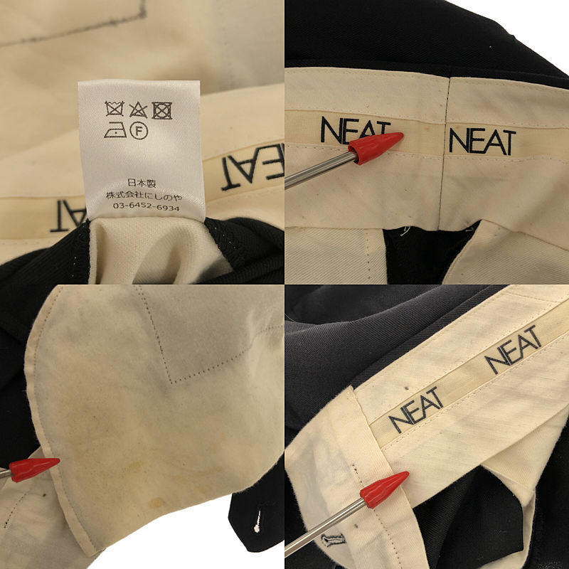 NEAT / ニート × nomad / ウールギャバテーパードスラックス パンツ