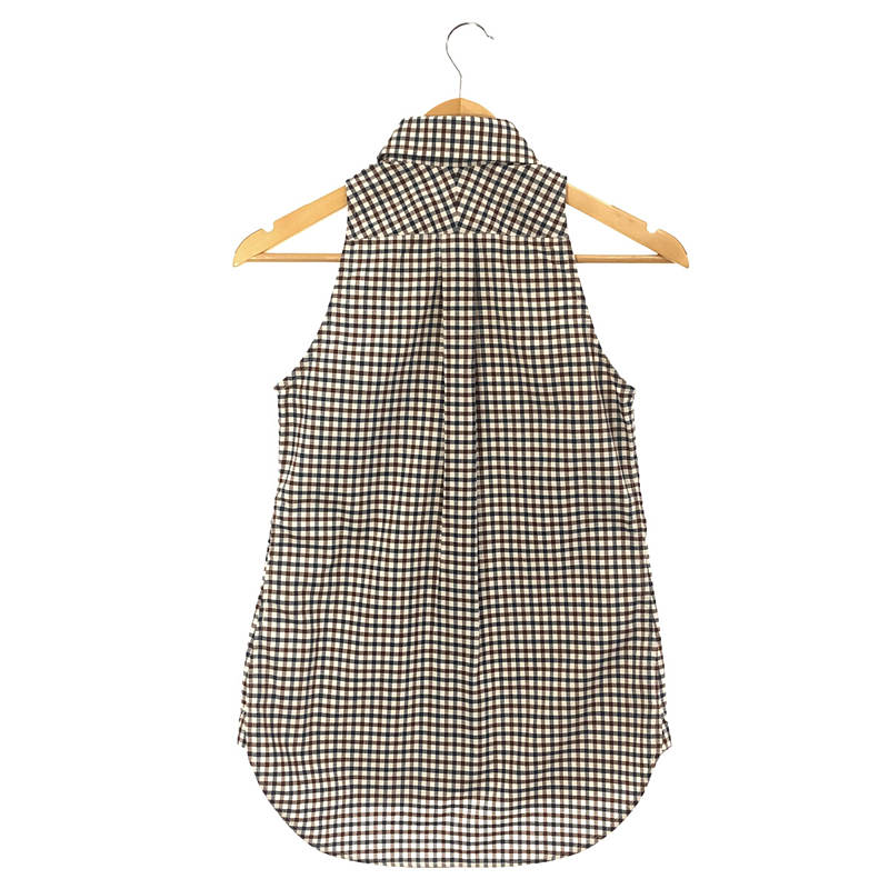 MADISON BLUE / マディソンブルー SLEEVELESS MADISON GINGHAM SHIRT スリーブレス ギンガムチェック シャツ