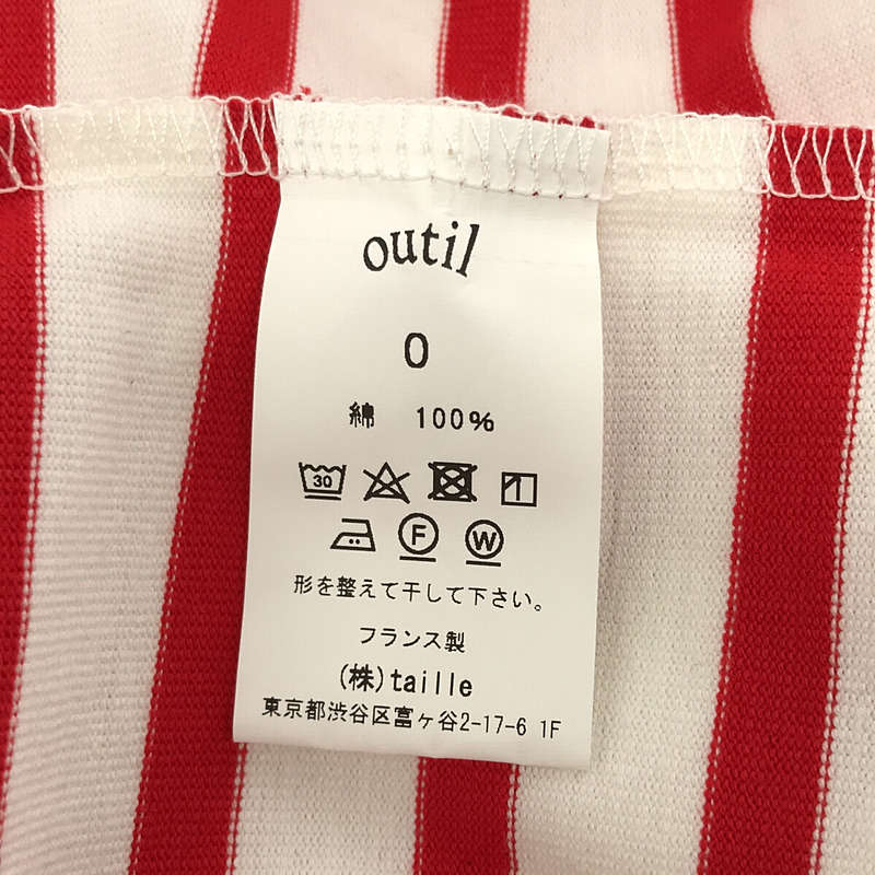 OUTIL / ウティ TRICOT AAST / ボーダー バスクシャツ / ユニセックス