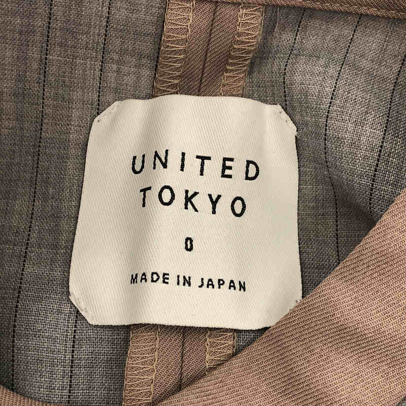 UNITED TOKYO / ユナイテッドトウキョウ サークルカット パイピング ワンピース