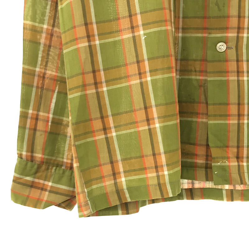 VINTAGE / ヴィンテージ古着 60s〜70s TOWNCRAFT チェック オープンカラーシャツ