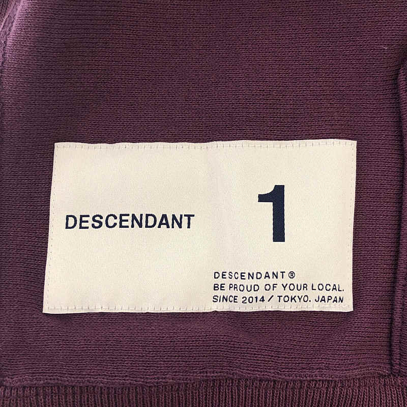 DESCENDANT / ディセンダント HORIZON HOODED SWEATSHIRT / 両面プリント オーバー スウェット パーカー