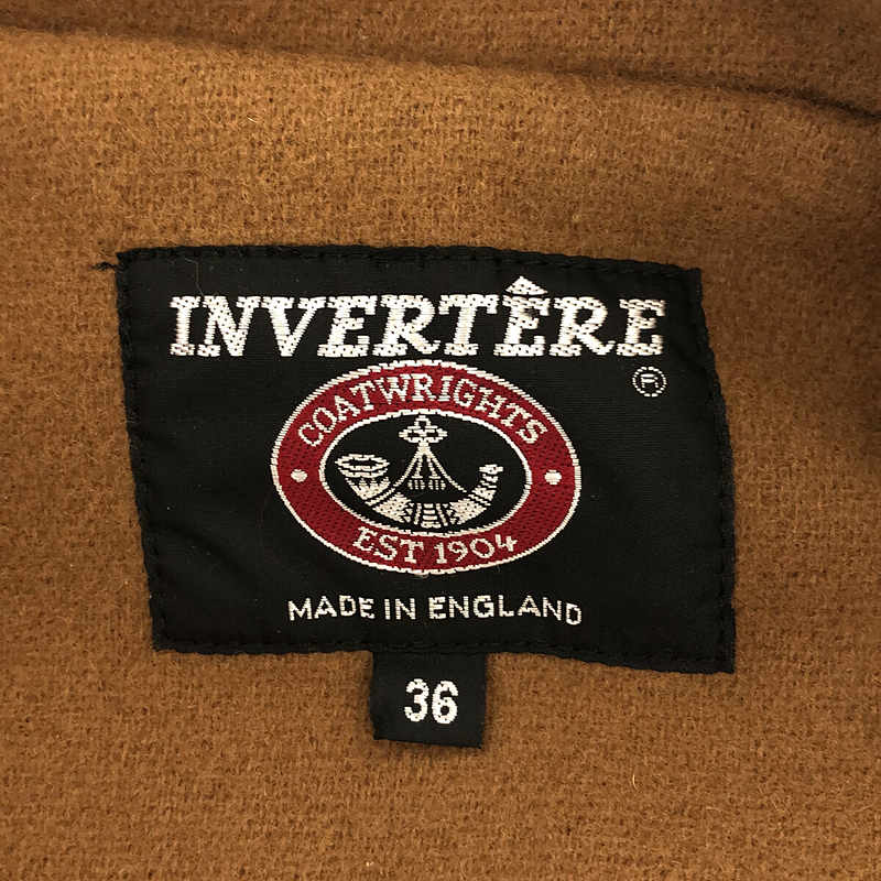 INVERTERE / インバーティア 英国製 DUFFLE COAT / ロング ダッフルコート フーディ