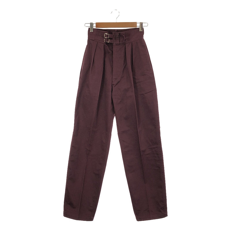 DOUBLE BELTED GURKHA TROUSERS / ダブルテッド グルカ トラウザーズ パンツ