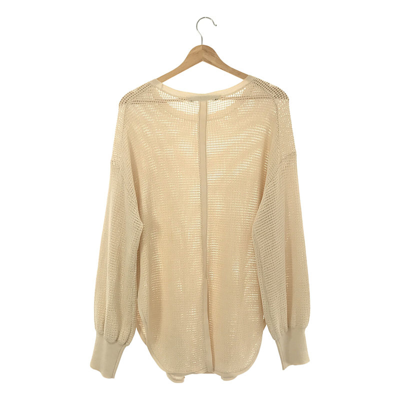 Framework / フレームワーク 12G メッシュ 柄 バックスリット ニット