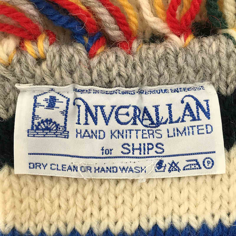 美品 INVERALLAN インバーアラン ボーダーマフラー SHIPS別注INVE