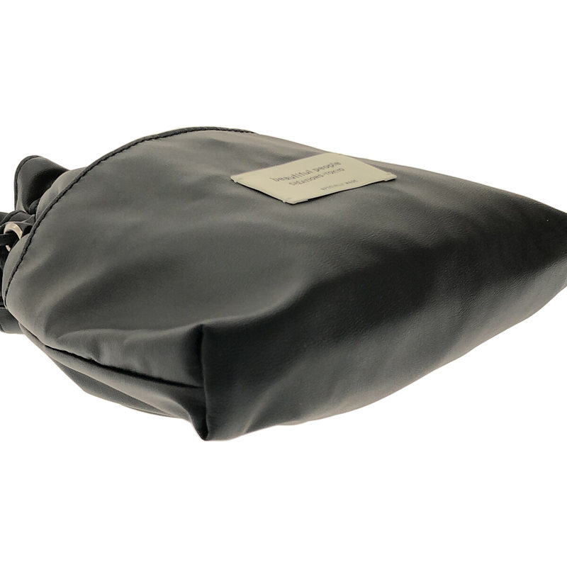 beautiful people / ビューティフルピープル STUDIOUS別注 2way 巾着ショルダーバッグ