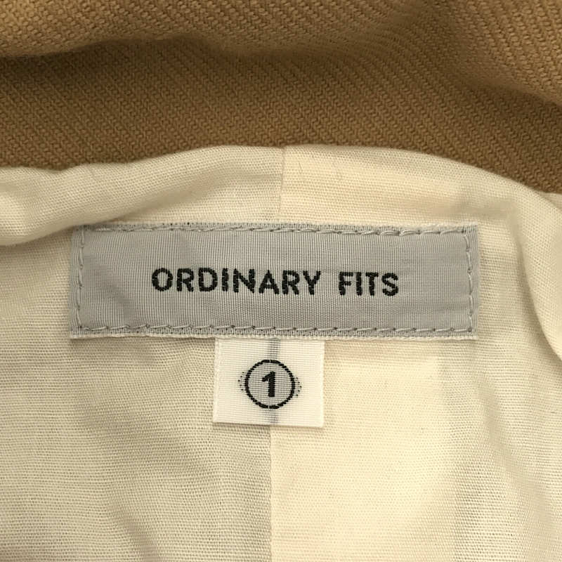 Ordinary fits / オーディナリーフィッツ コットン カバーオール ワーク テーラードジャケット