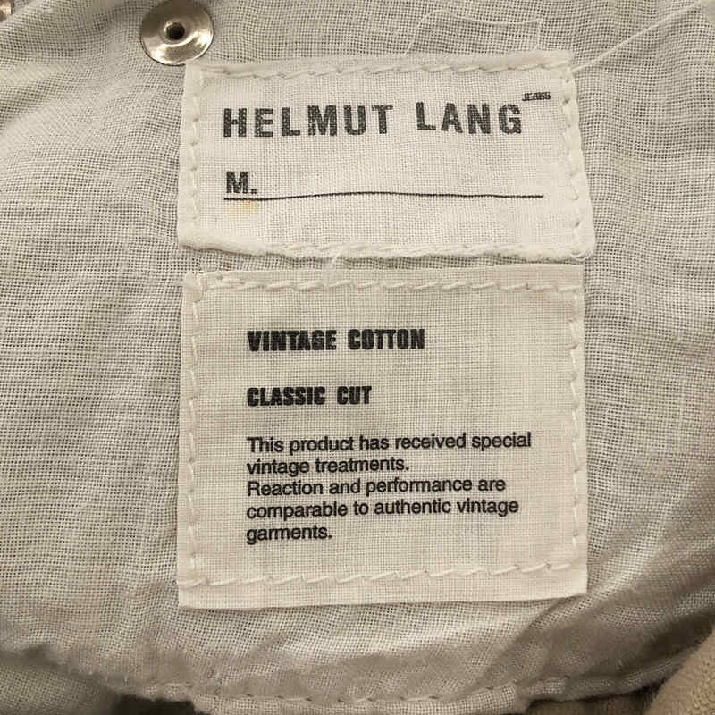 HELMUT LANG / ヘルムートラング 90s 本人期 VINTAGE COTTON CLASSIC FIT ヴィンテージコットン ストレート パンツ