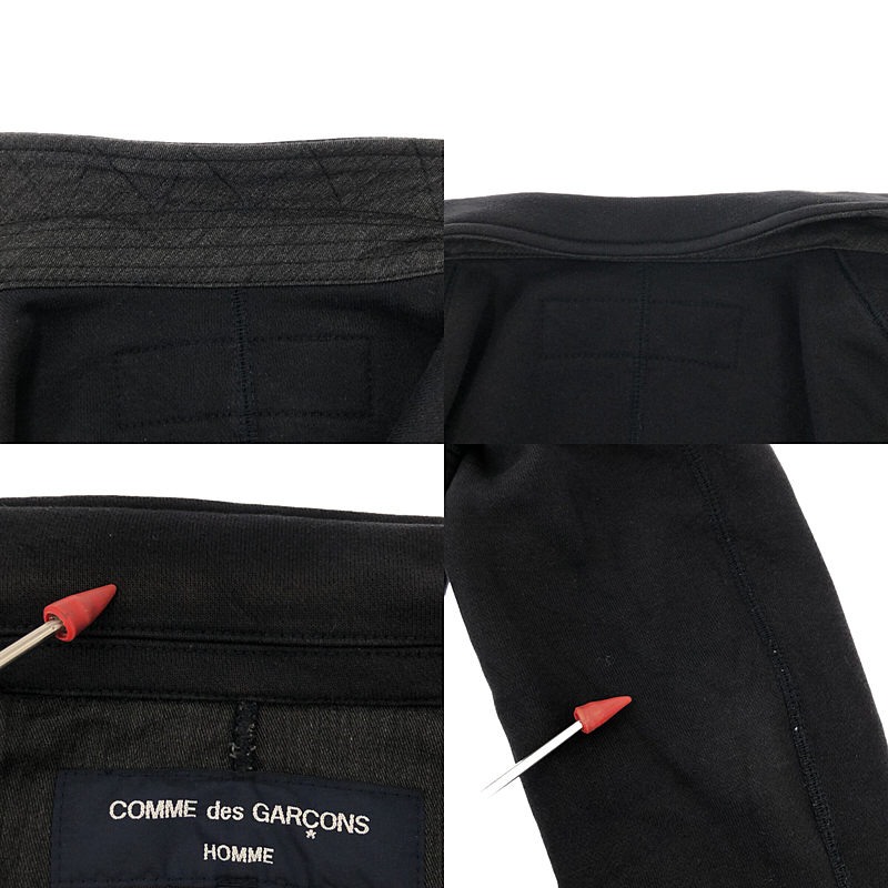 COMME des GARCONS HOMME / コムデギャルソンオム コットン スウェット 3B テーラードジャケット