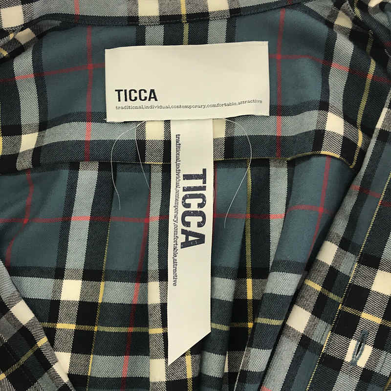 TICCA / ティッカ チェックシャツワンピース