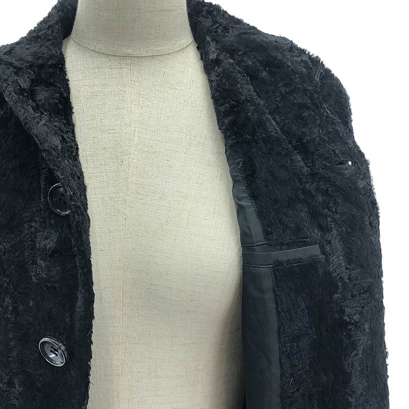 JUNYA WATANABE COMME des GARCONS / ジュンヤワタナベ コットン レーヨン ファー コート
