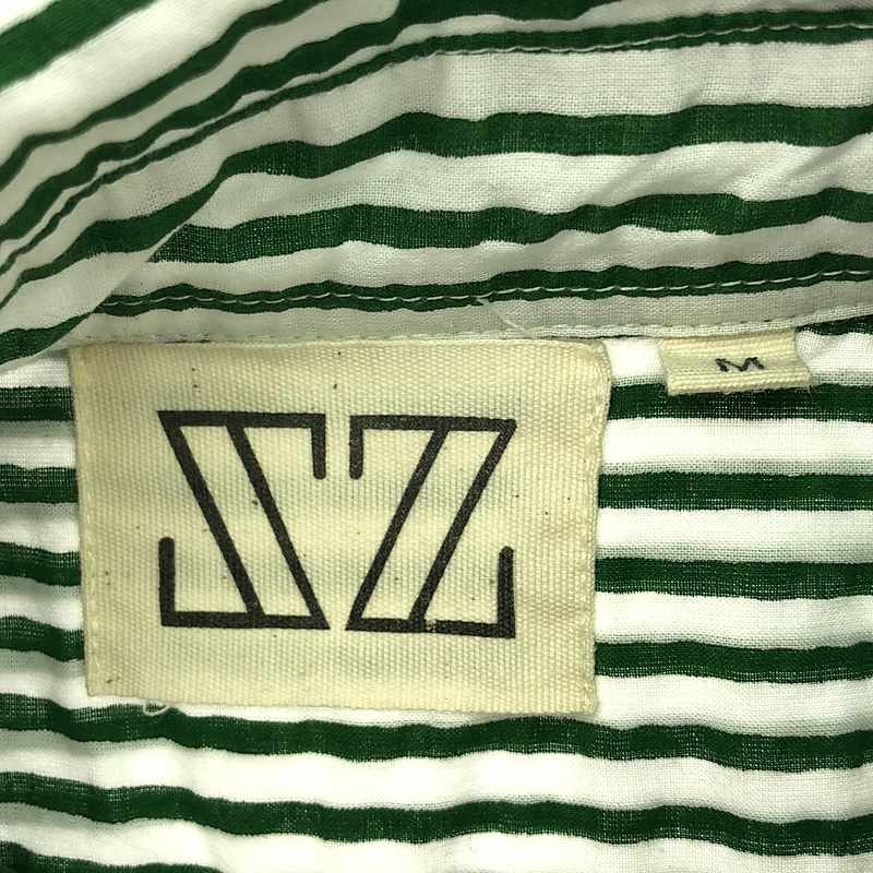 SZ Blockprints / エスゼットブロックプリント Oversized Button Down Shirt オーバーサイズドストライプシャツ