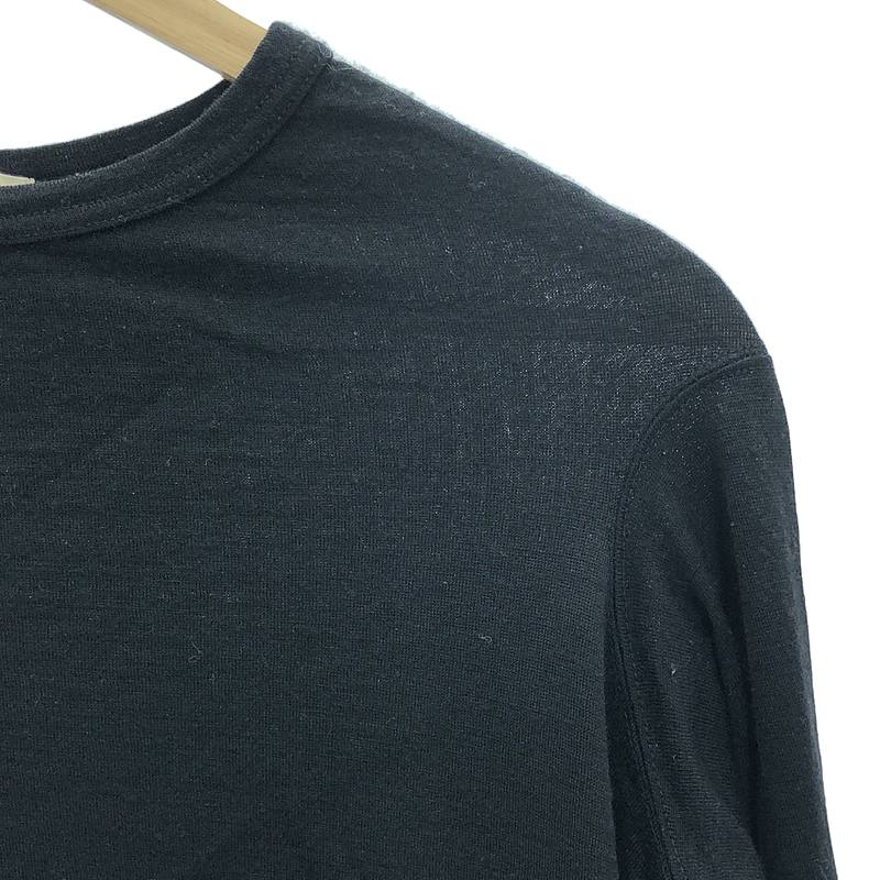 COMME des GARCONS / コムデギャルソン ウール ドレープ プルオーバーニット