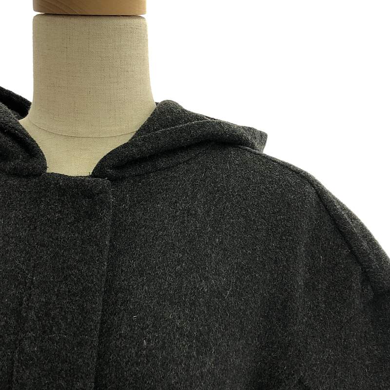 MARNI / マルニ ウール フード ジップアップ コート