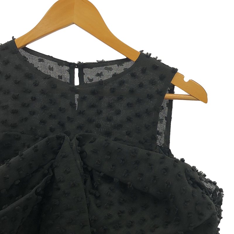 その他 リボンモチーフ ブラウス オフショルダー