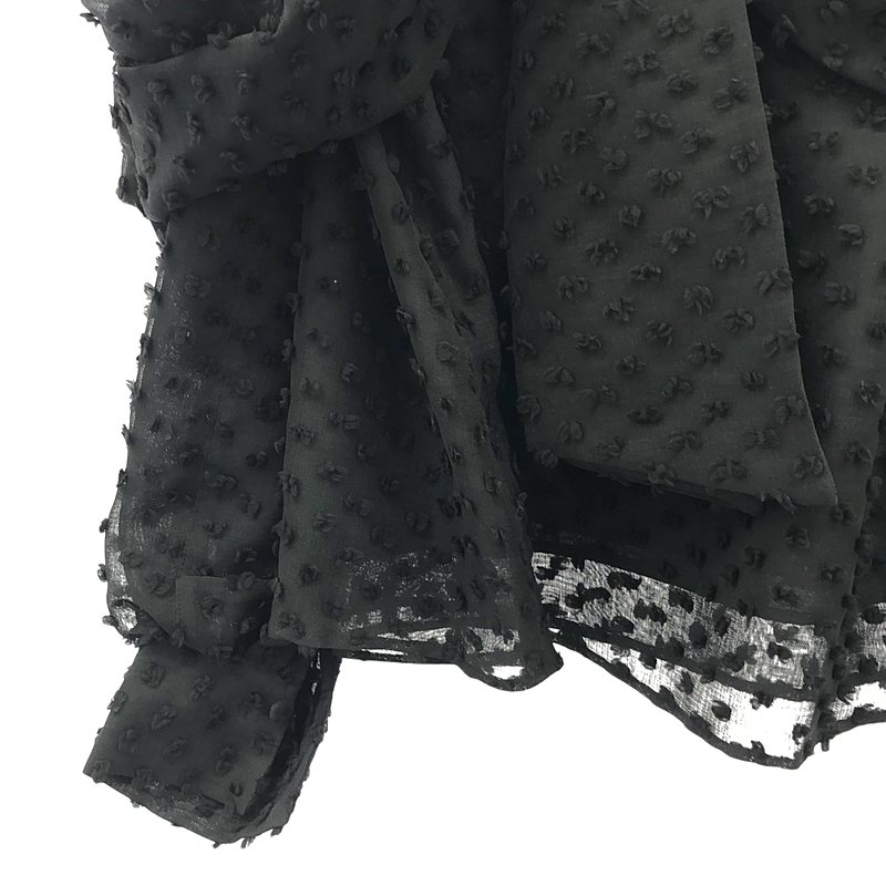 その他 リボンモチーフ ブラウス オフショルダー