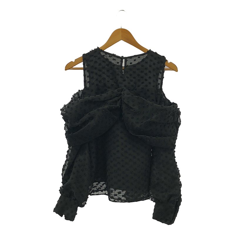 その他 リボンモチーフ ブラウス オフショルダー