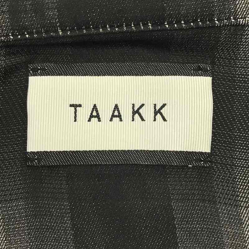 TAAKK / ターク OMBRE CHECK SHIRT オンブレチェックシャツ