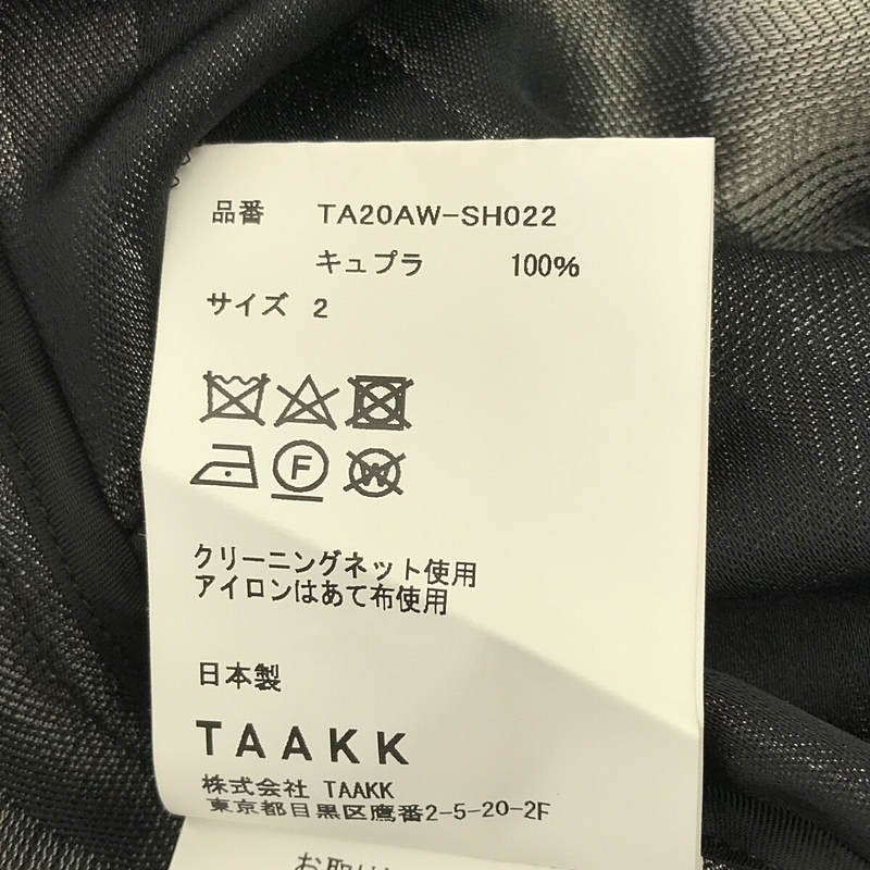 TAAKK / ターク OMBRE CHECK SHIRT オンブレチェックシャツ