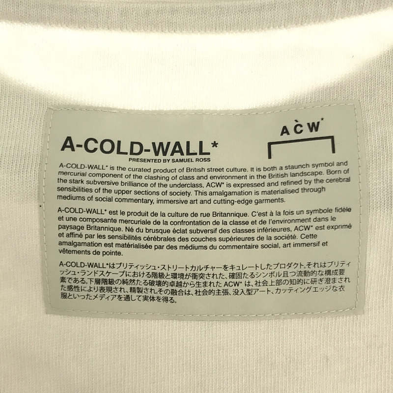 A-COLD-WALL(ACW) / ア コールド ウォール BLUEPRINT LONG SLEEVE T-SHIRT　メカニカルプリント 長袖 Tシャツ