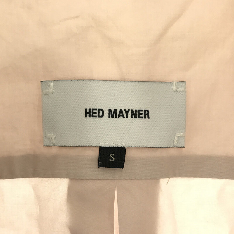 HED MAYNER / ヘドメイナー バンドカラー オーバーサイズシャツ