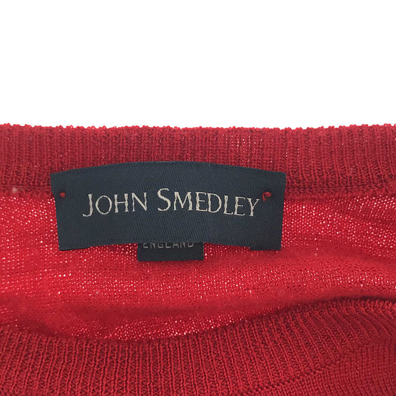 JOHN SMEDLEY / ジョンスメドレー メリノ ウール クルーネック ハイゲージ ニット