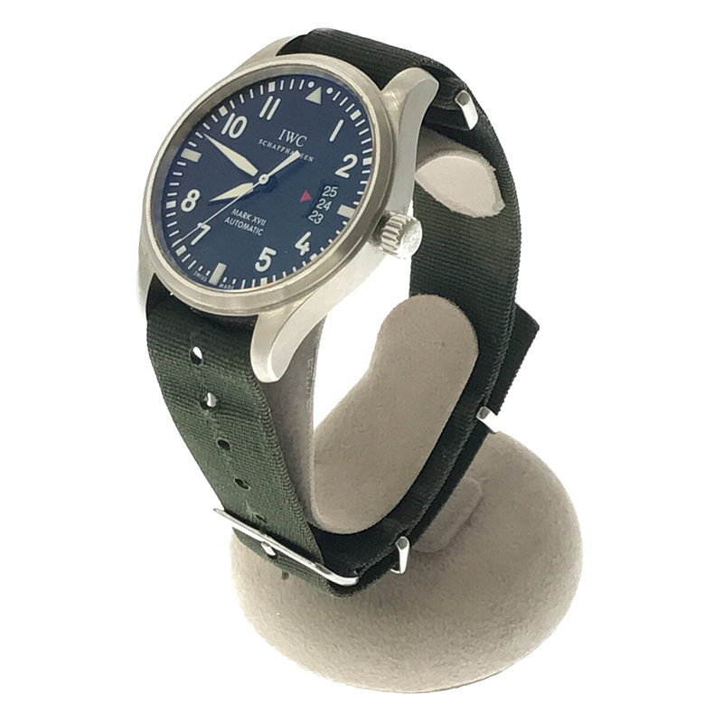 iwc 純正 パイロットウォッチ NATOベルト 尾錠付き カーキ 20ミリ - 時計