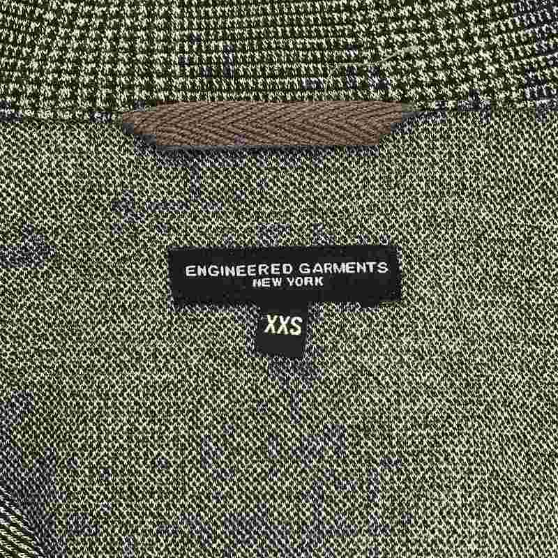 Engineered Garments / エンジニアドガーメンツ 3B グレンチェック ニットジャケット