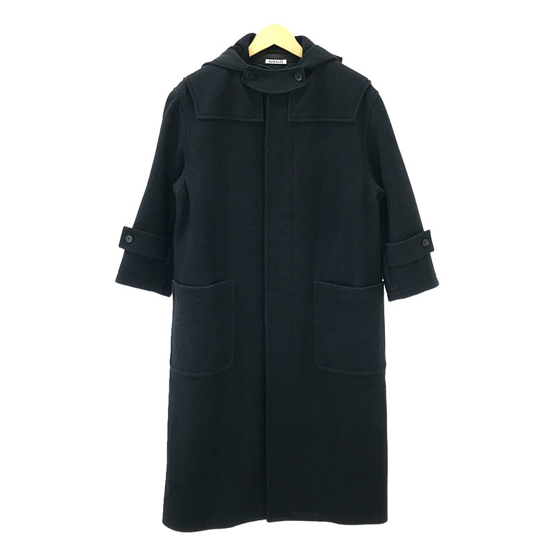 WOOL SILK MELTON DUFFLE COAT　ウールシルクメルトン ダッフルコートAURALEE / オーラリー