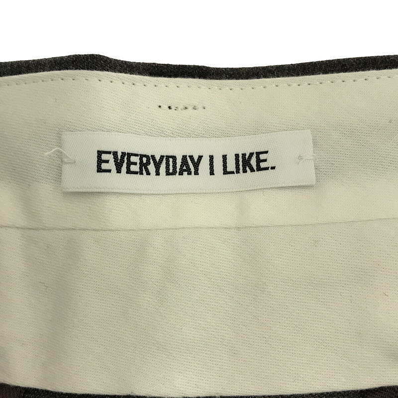 Deuxieme Classe / ドゥーズィエムクラス EVERYDAY I LIKE CANONICO ハイウエスト タック パンツ