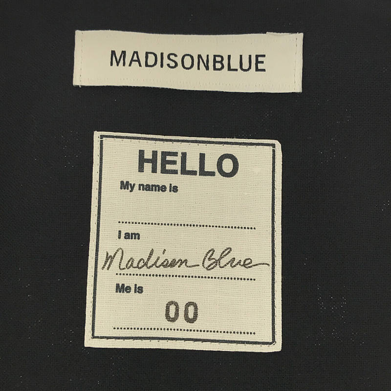 MADISON BLUE / マディソンブルー ×eclat エクラ / NO COLLAR VOLUME OP W TROPICAL トロピカルウール ワンピース