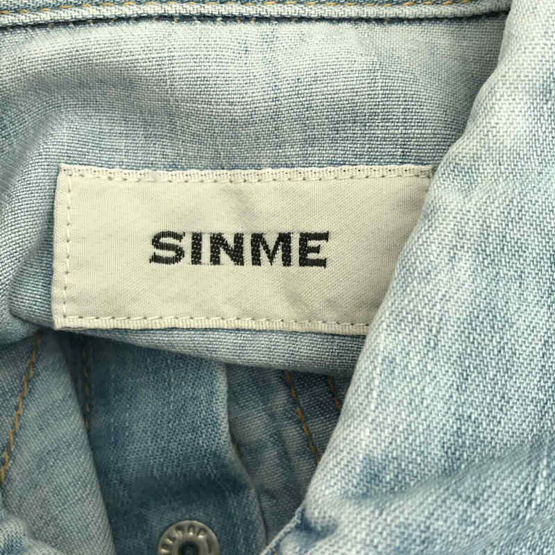 SINME / シンメ デニムウエスタンシャツ