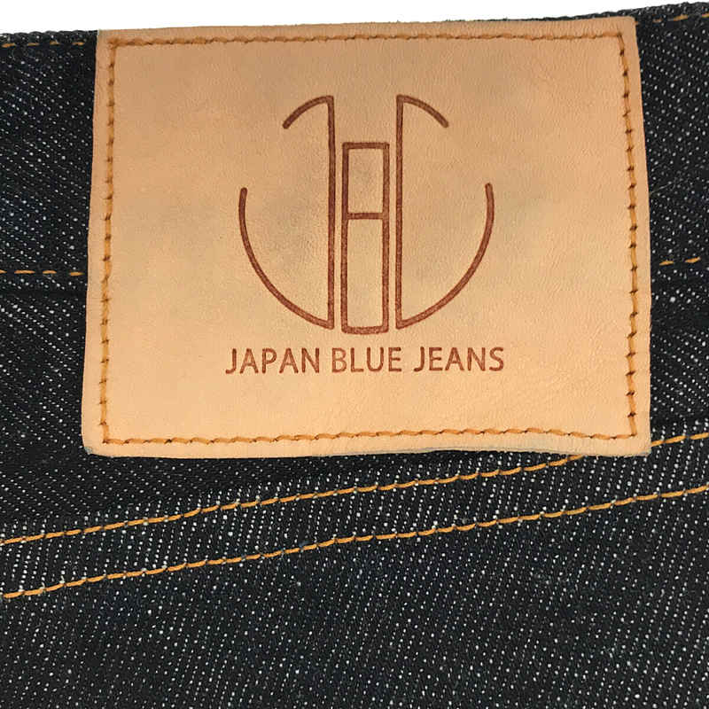 J6106JB プレップ / 14oz ジンバブエ×メンフィス綿セルヴィッチ 青耳 レザーパッチ 濃紺 デニム パンツJAPAN BLUE JEANS  / ジャパンブルージーンズ