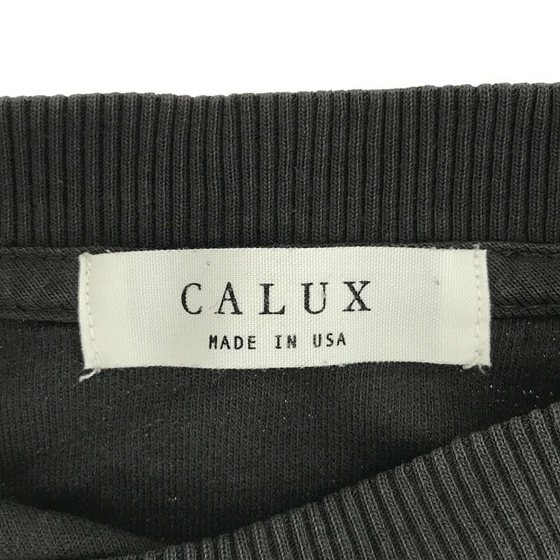 CALUX / キャラクス Plage 取扱 起毛コットン ビッグTシャツ