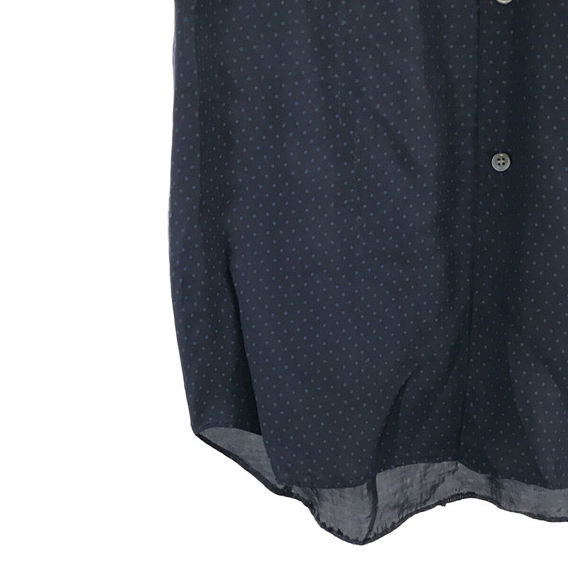 COMME des GARCONS SHIRT / コムデギャルソンシャツ viscose cloth with small dots print レーヨン ドット 半袖シャツ