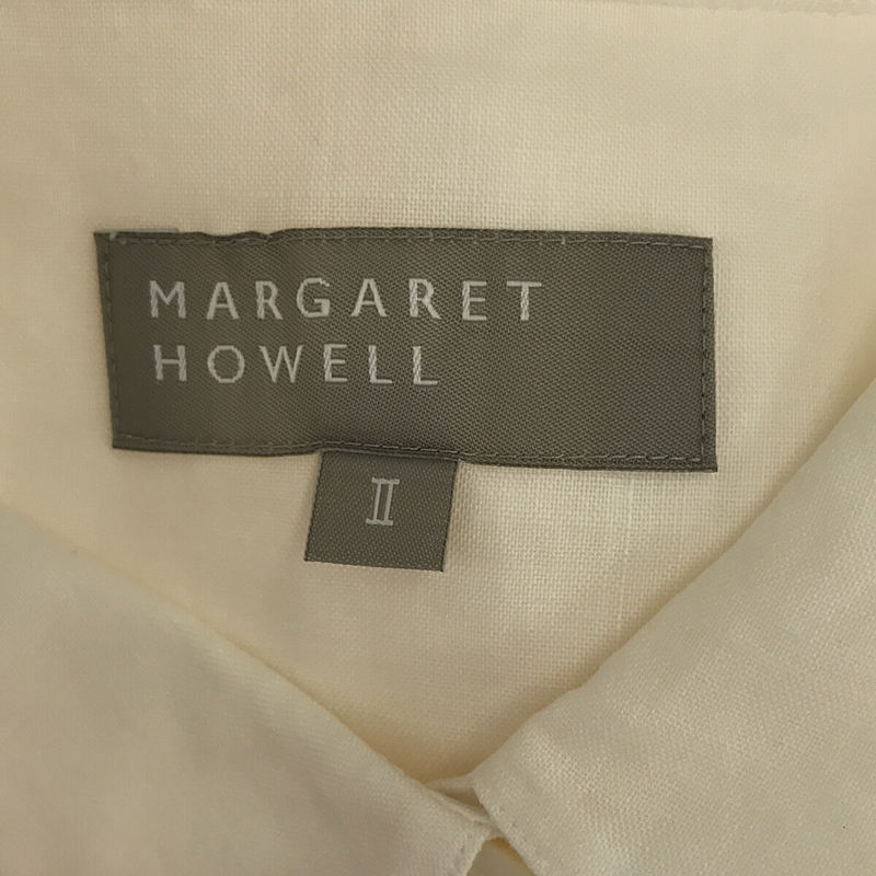 MARGARET HOWELL / マーガレットハウエル 竹繊維 バンブー 半袖シャツ