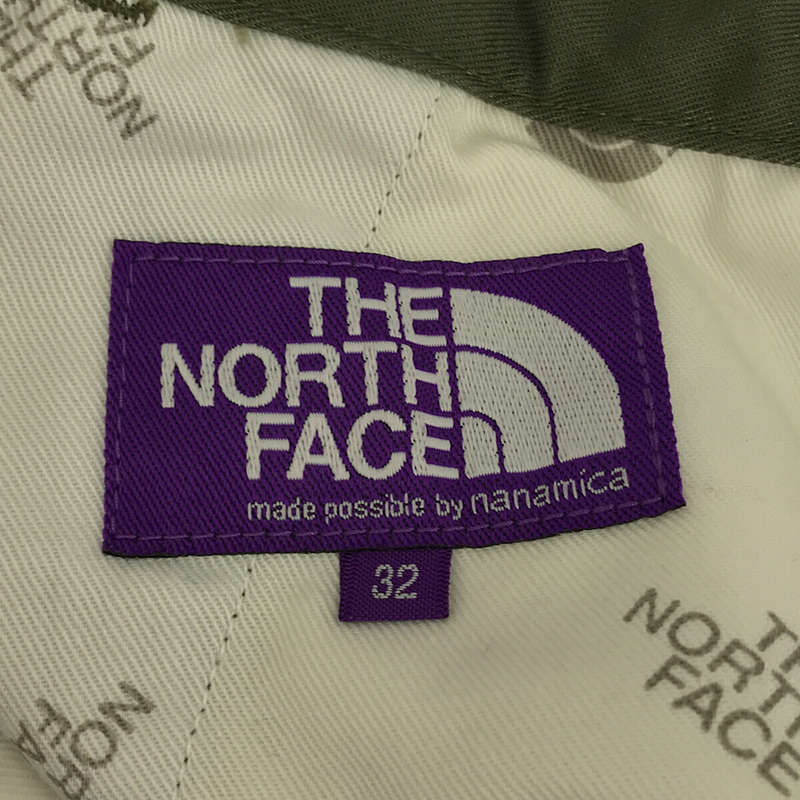 THE NORTH FACE PURPLE LABEL / ザノースフェイスパープルレーベル NT5051N COOLMAX オーガニック コットン ストレッチツイルテーパードパンツ