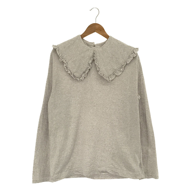 SUPER FINE DRY PURITAN COLLAR L/S TOPS スーパーファインドライピューリタンカラーロングスリーブトップス