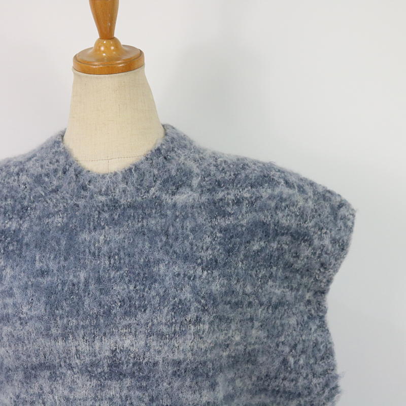 AURALEE オーラリー WOOL ALPACA FELT KNIT VEST | nate-hospital.com