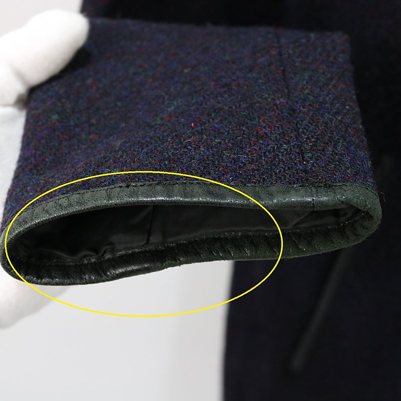 TOMORROWLAND / トゥモローランド HarrisTweed ノーカラージャケット