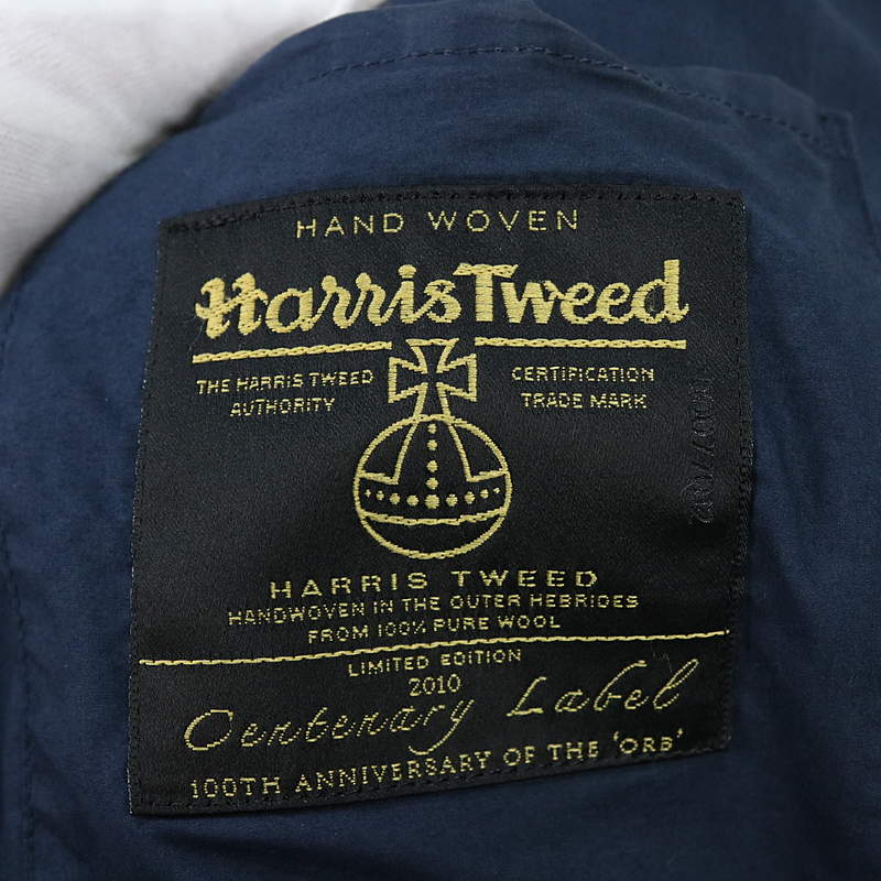 TOMORROWLAND / トゥモローランド HarrisTweed ノーカラージャケット