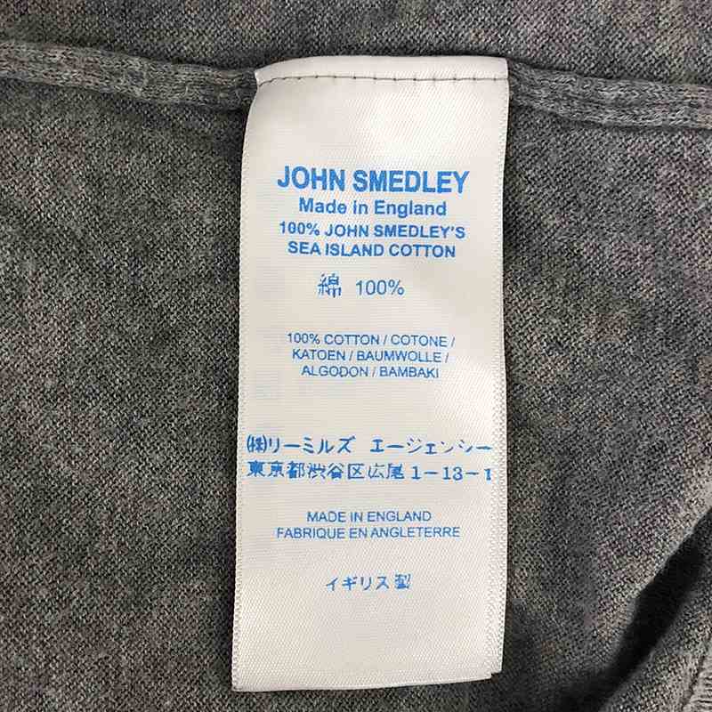 JOHN SMEDLEY / ジョンスメドレー シーアイランドコットン クルーネック ハイゲージ ニットカーディガン